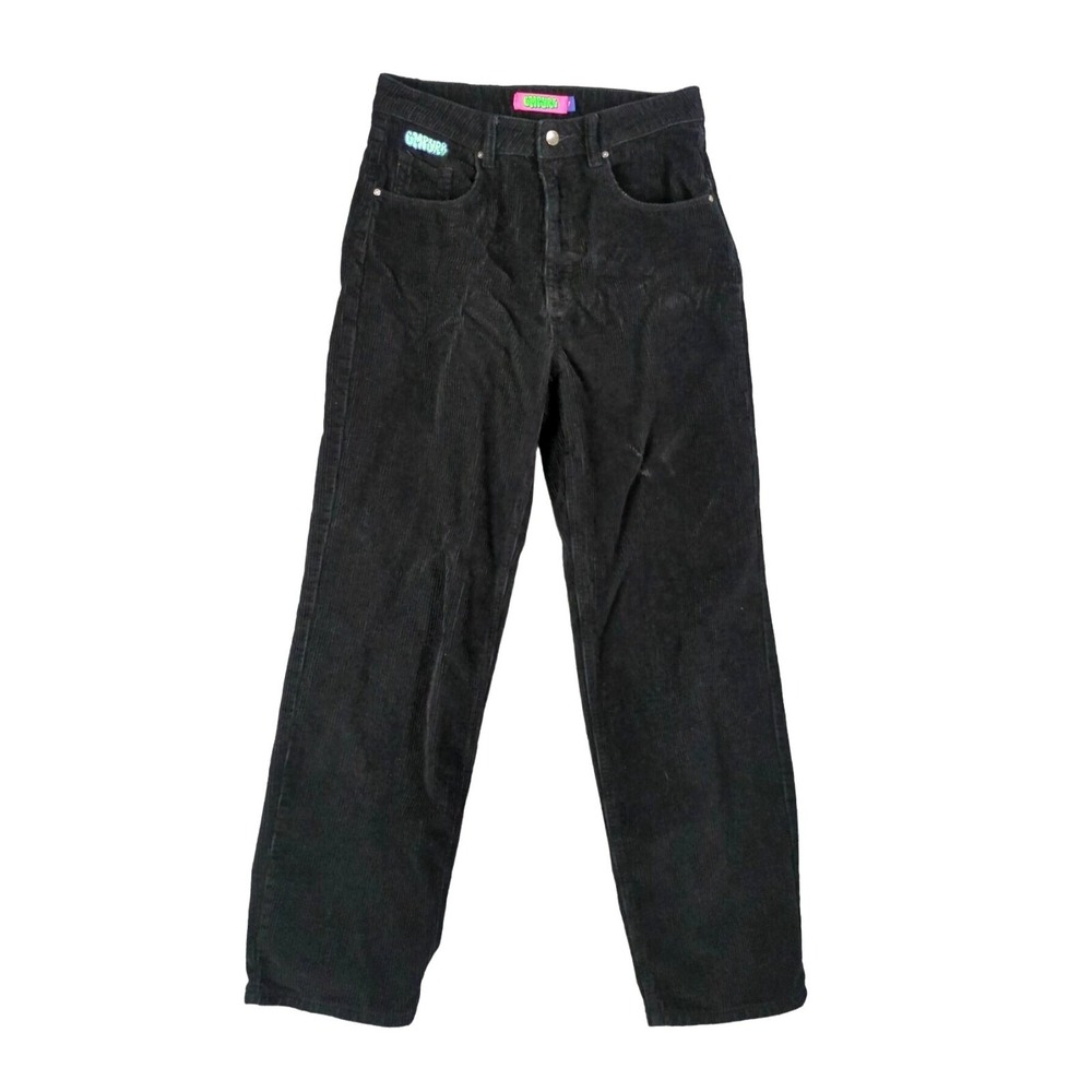 Empyre Womens Y2K Skater Tori Corduroy Pants 7 29x29 Baggy Wide Leg Streetwear